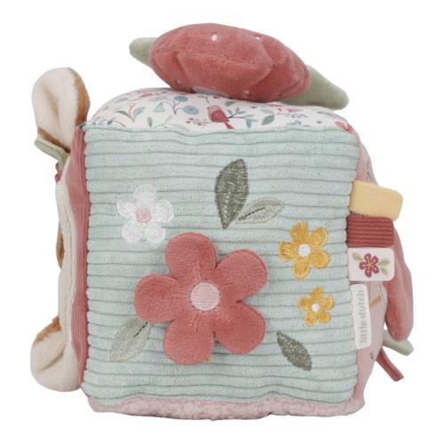 Little Dutch Activity Cube Fairy Garden held in baby hands