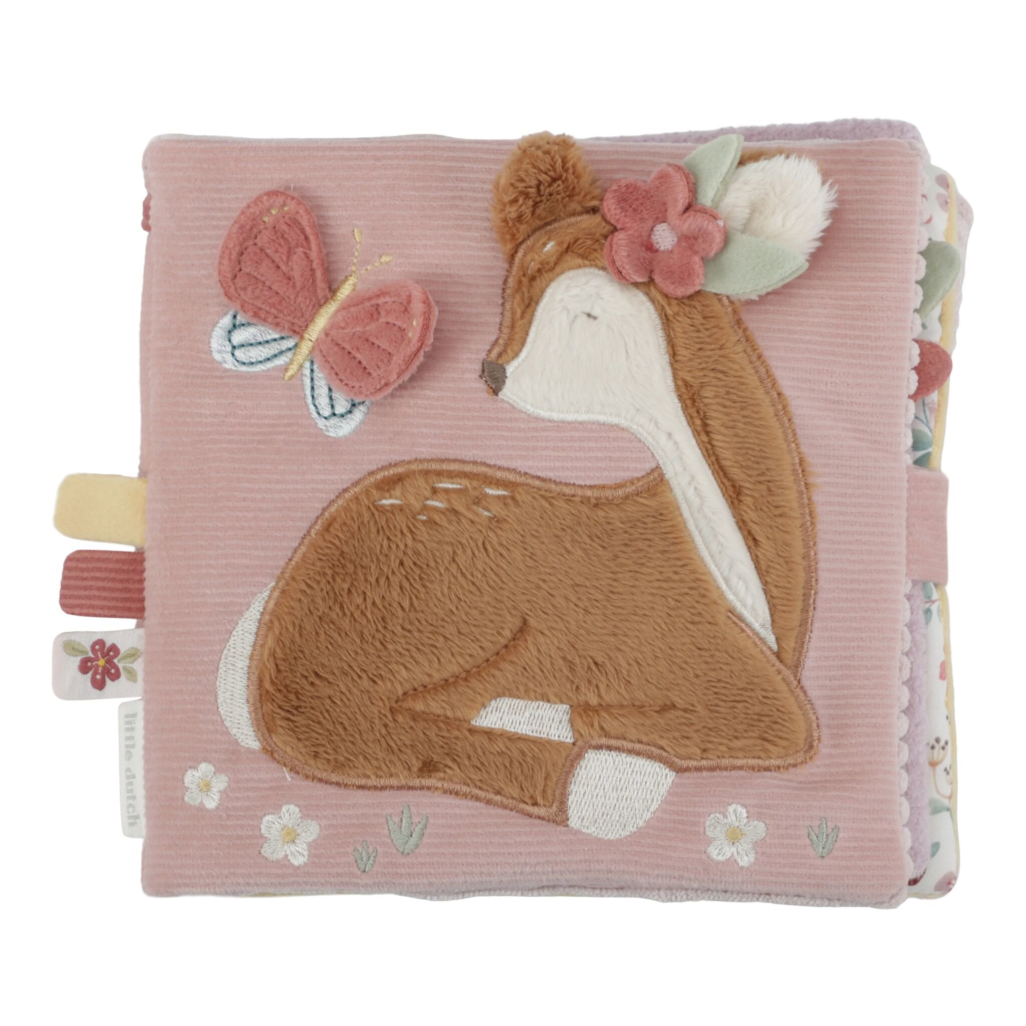 Little Dutch Activity Booklet Fairy Garden pink soft baby book