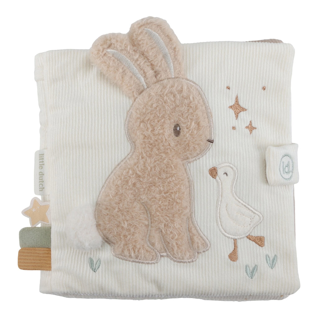 Little Dutch Activity Booklet Newborn Naturals beige soft baby book