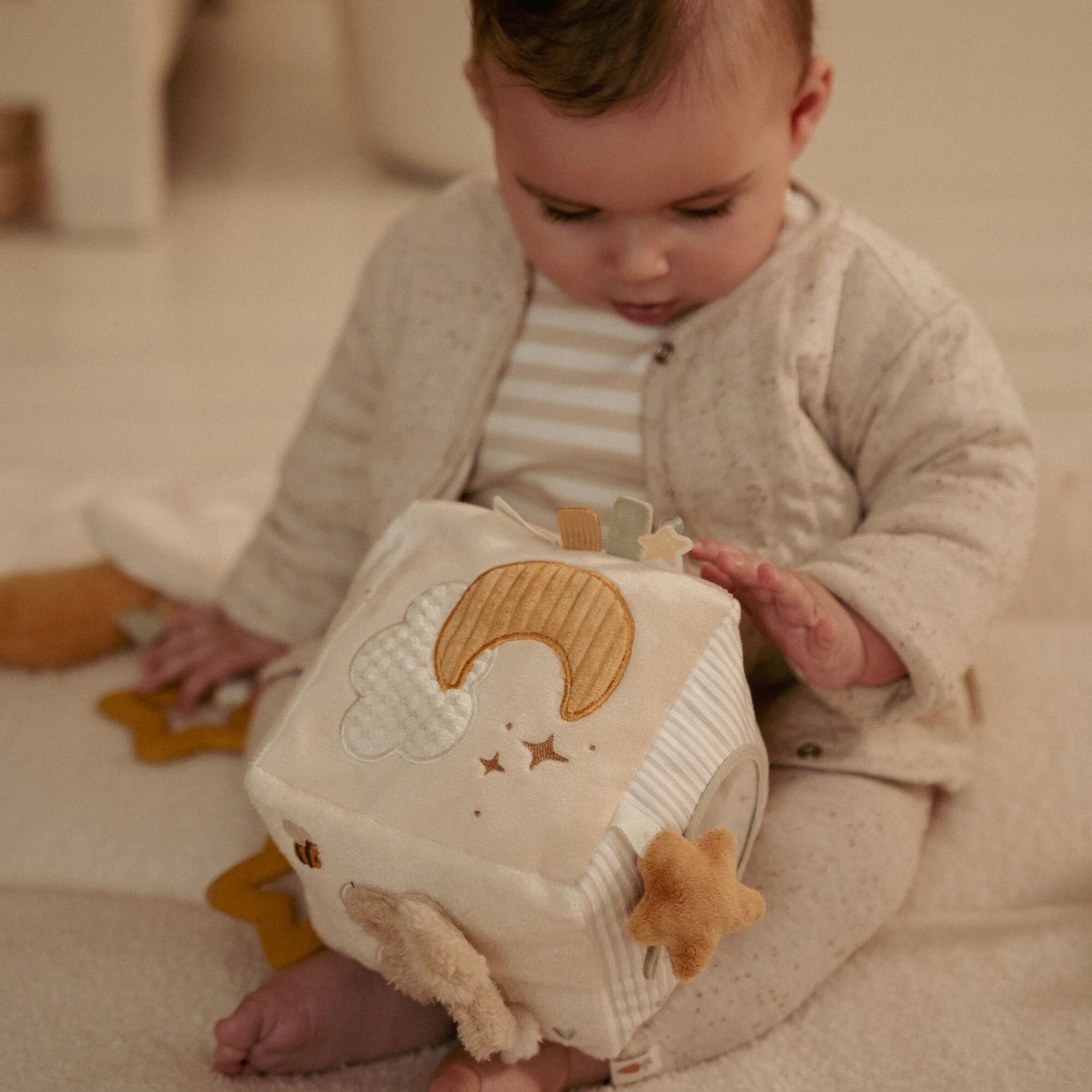 Little Dutch Activity Cube Newborn Naturals nursery styling