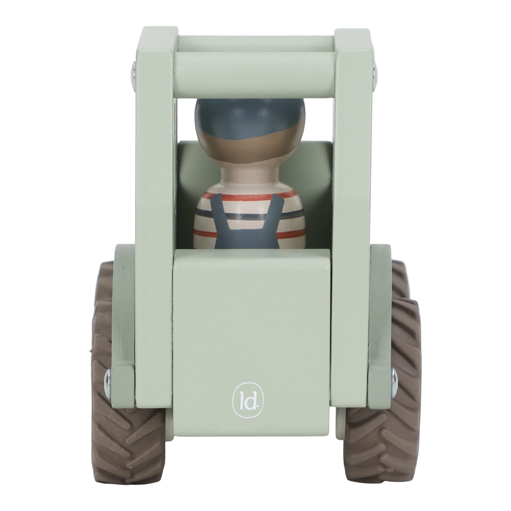 Little Dutch Wooden Tractor farmer figure detail