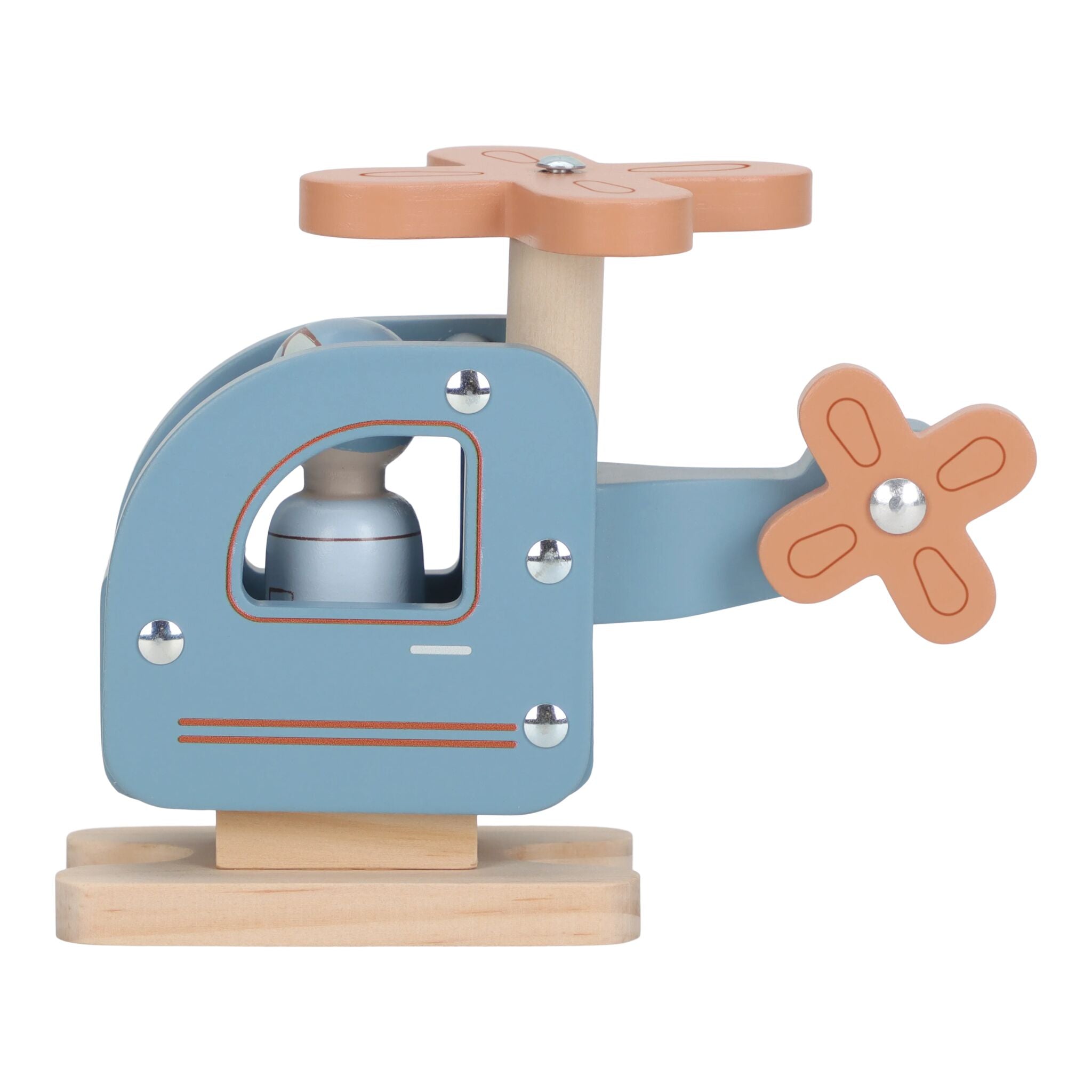 Little Dutch Wooden Helicopter in play