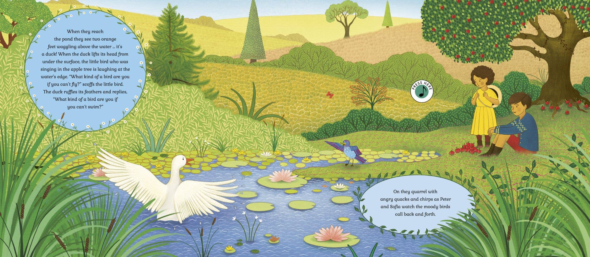 The Story Orchestra Peter and the Wolf musical children's book, The Quarto Group