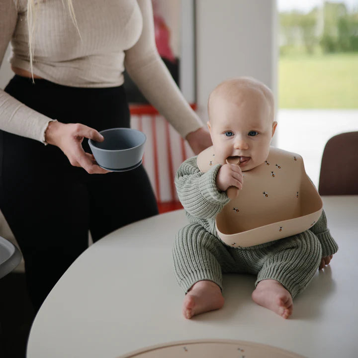 Mushie Silicone Bib - Rocket