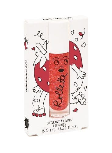 Nailmatic strawberry lip gloss for kids, children's lip gloss