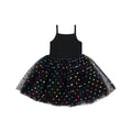 Girls' black spot dress, children's dress, Bob & Blossom