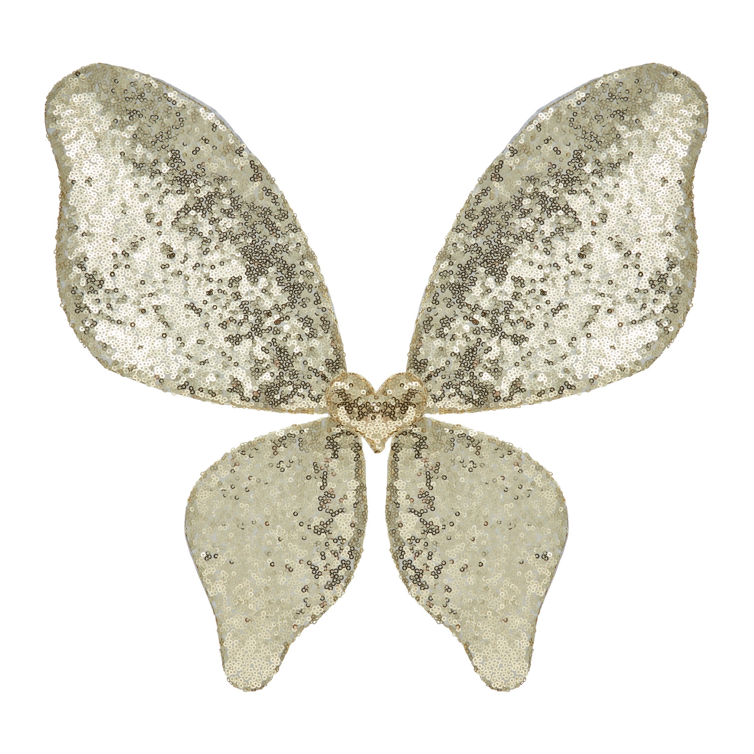 Mimi & Lula Sparkle Sequin Wings gold fairy wings