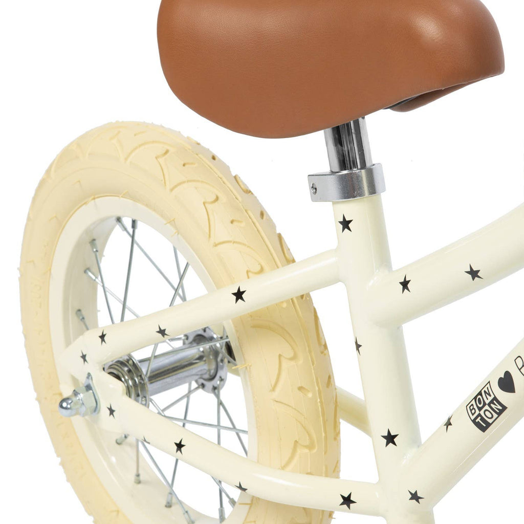 Banwood First Go vintage Bonton R cream balance bike, wooden kids' bike