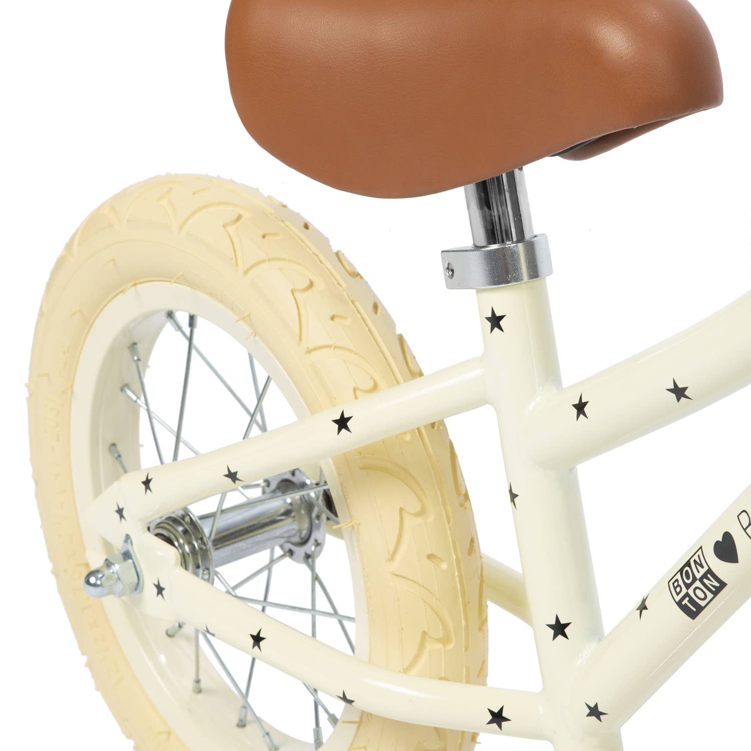 BANWOOD BALANCE BIKE FIRST GO VINTAGE - BONTON R CREAM (Pick up in store only or contact to arrange delivery)