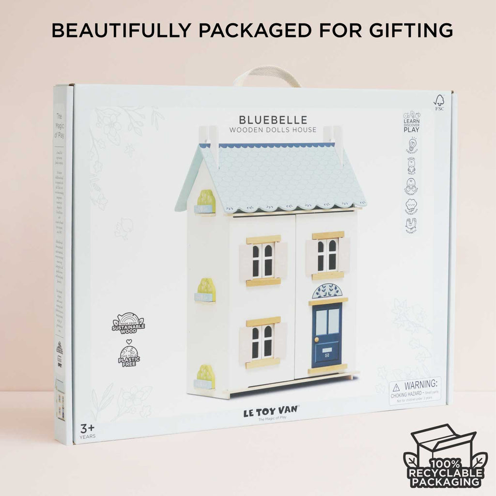 Le Toy Van Bluebelle wooden dolls house, kids' pretend play house