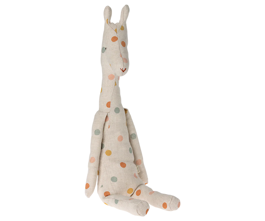 Maileg Safari Friends giraffe, medium plush toy for children