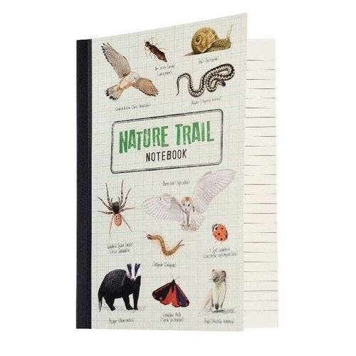Kids' A5 Nature Trail notebook, children's stationery, Rex London