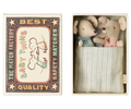 Maileg Twins, Baby Mice in Matchbox