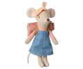 Maileg hiker mouse big sister, soft toy mouse for children