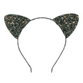 Mimi & Lula black glitter cat ears alice band for kids' Halloween dress-up