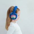 Kids' rainbow earmuffs, children's ear warmers, Mimi and Lula
