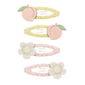 Peach blossom kids' clic clac hair clips, Mimi and Lula