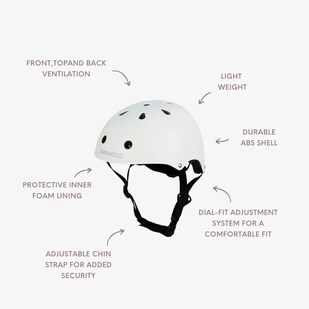 BANWOOD HELMET - WHITE (50-54 cm)