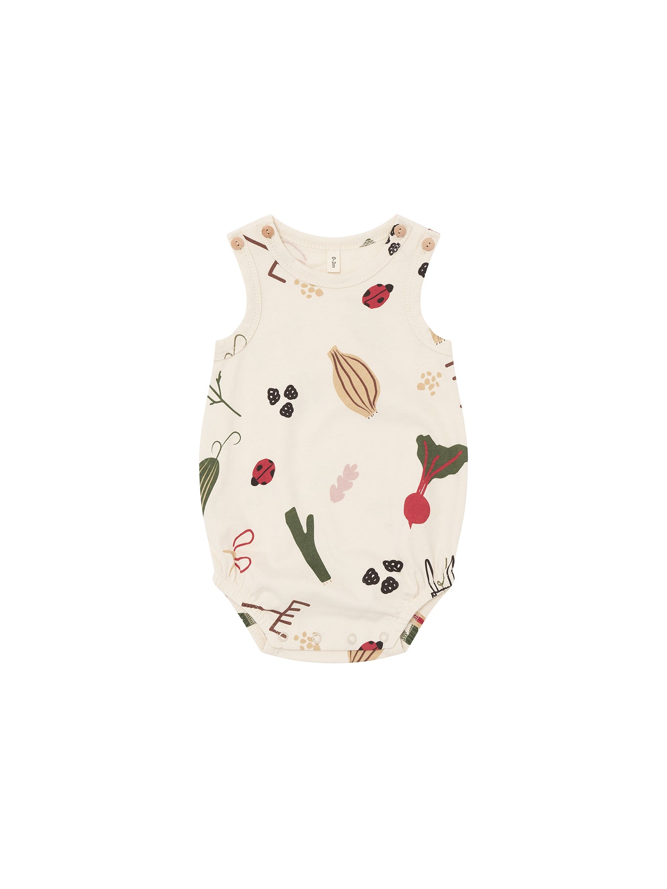 Baby Grow & Gather sleeveless bodysuit, organic cotton, Organic Zoo