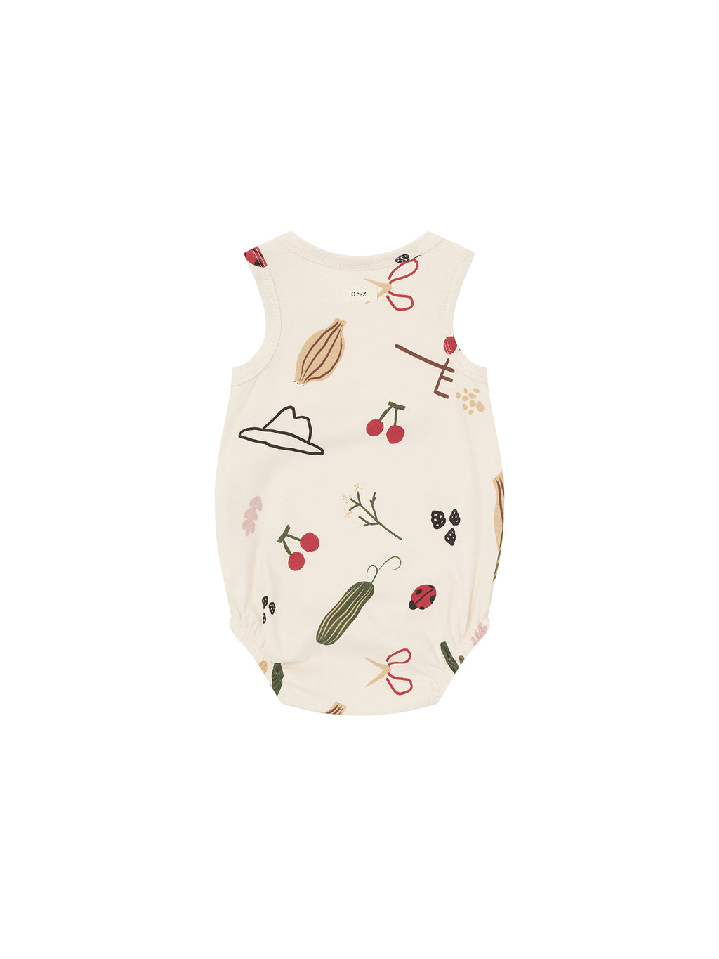 Baby Grow & Gather sleeveless bodysuit, organic cotton, Organic Zoo