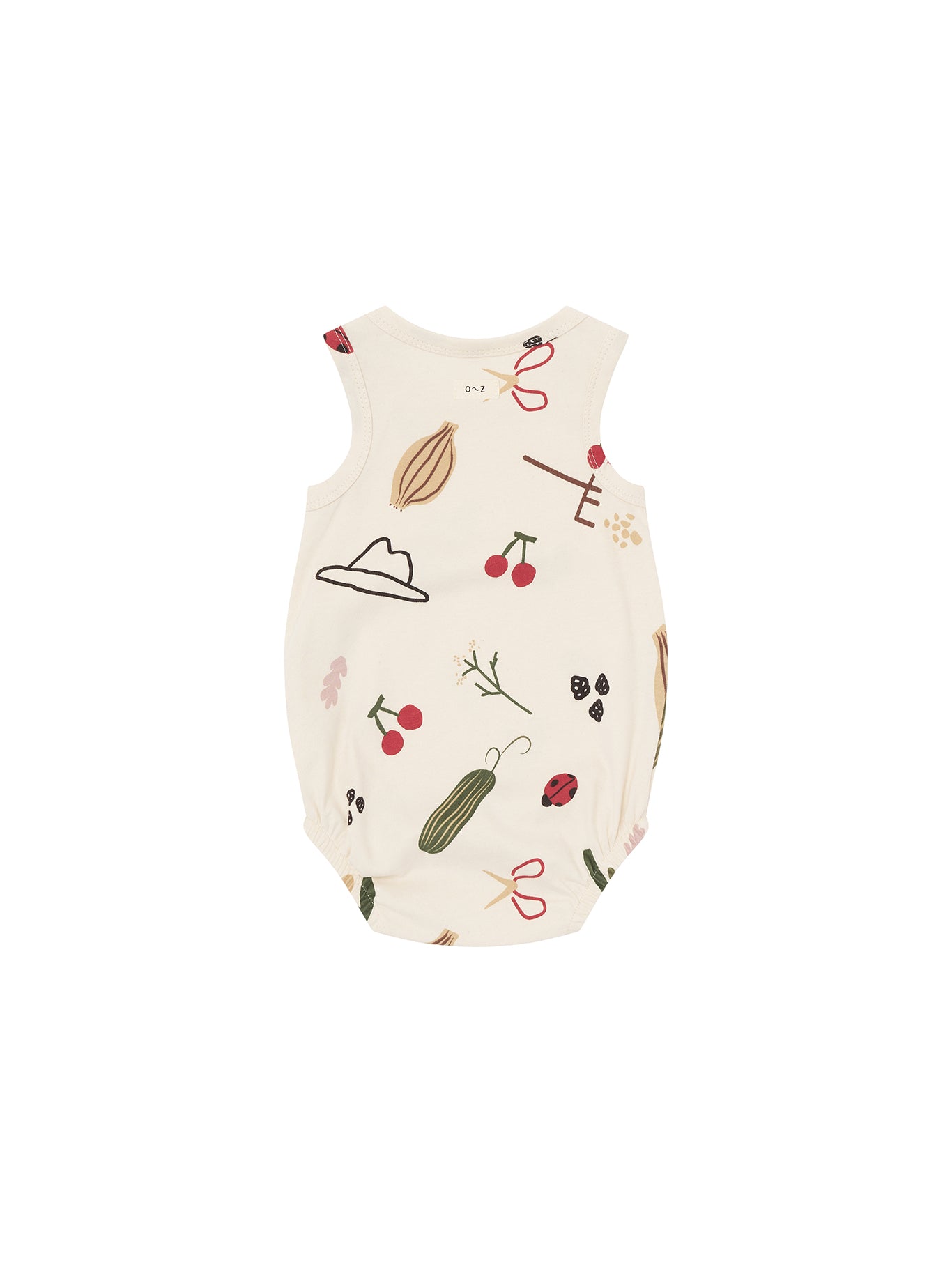 Baby Grow & Gather sleeveless bodysuit, organic cotton, Organic Zoo