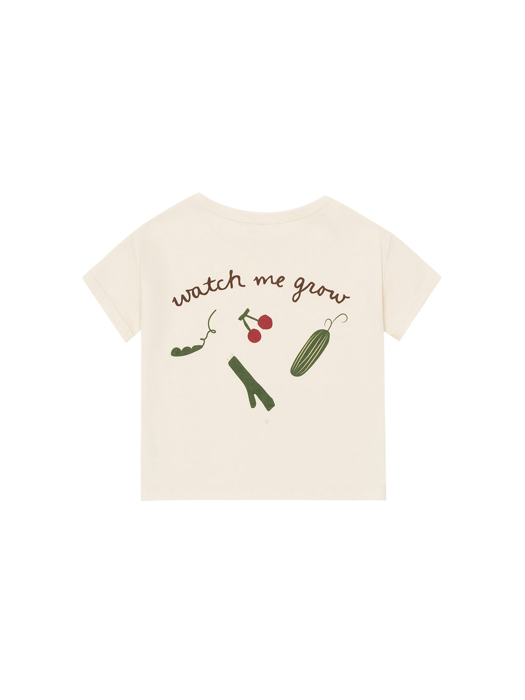 Kids' Watch Me Grow boxy t-shirt, organic cotton tee, Organic Zoo