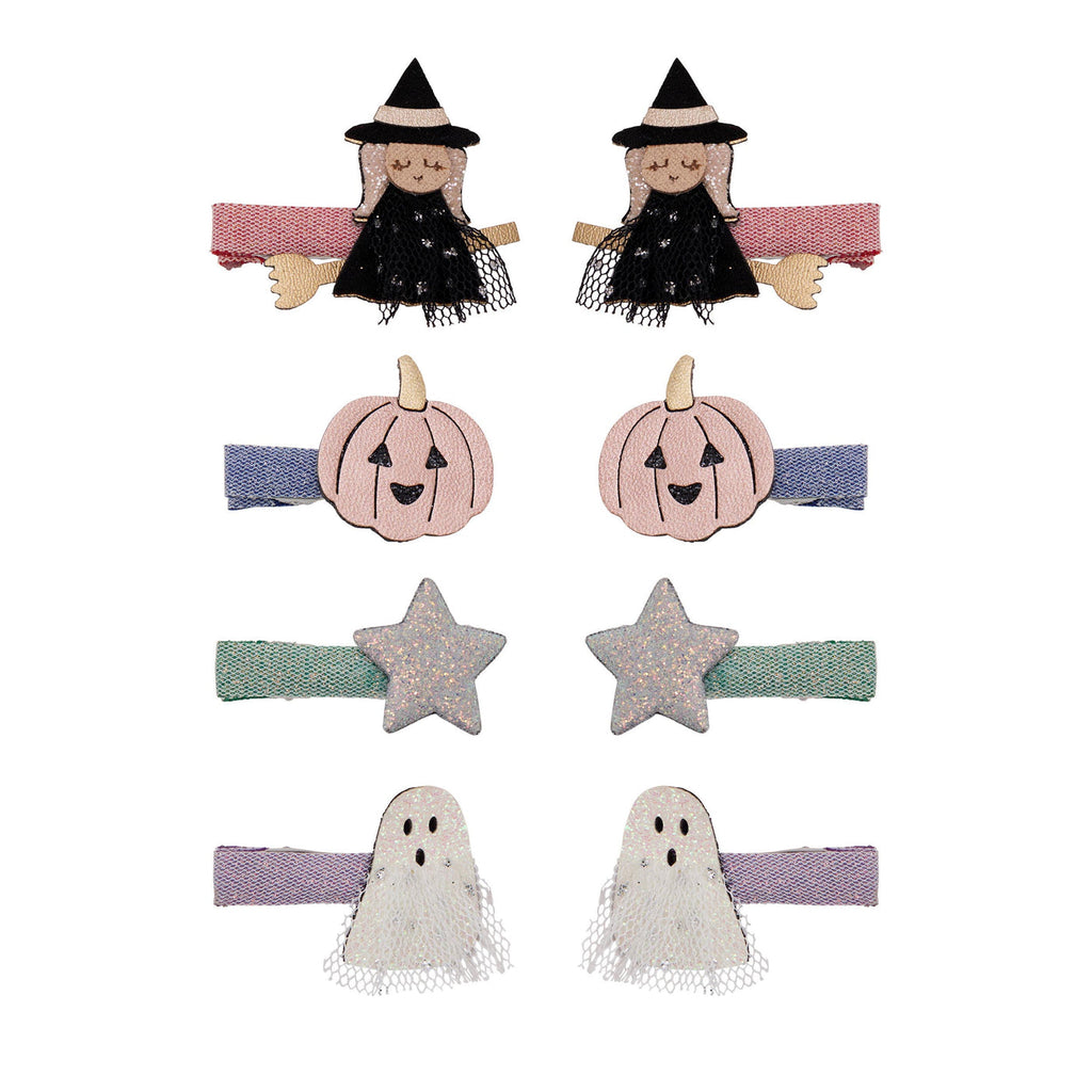 Mimi & Lula Halloween salon hair clips for kids, pack of 8