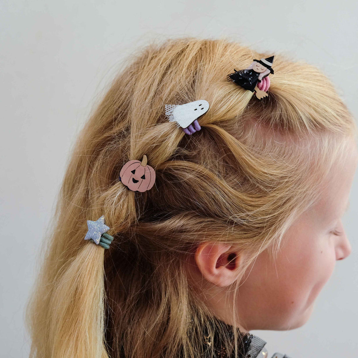 Mimi & Lula Halloween mini hair ties for kids, pack of 8 – image 2