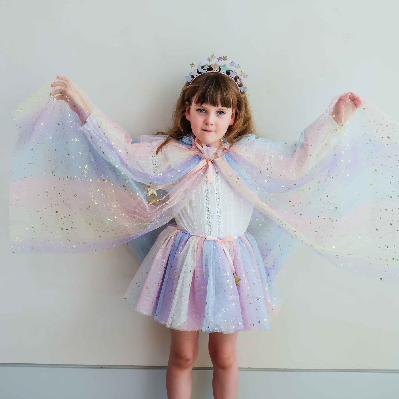 Mimi & Lula Shooting Star Ombre Cape with matching tutu
