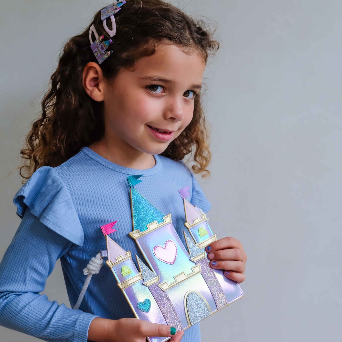 Mimi & Lula Rainbow Castle Bag detail