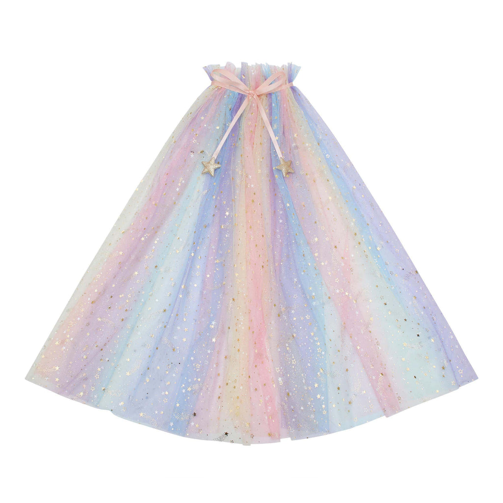 Mimi & Lula Shooting Star Ombre Cape pastel rainbow tulle cape