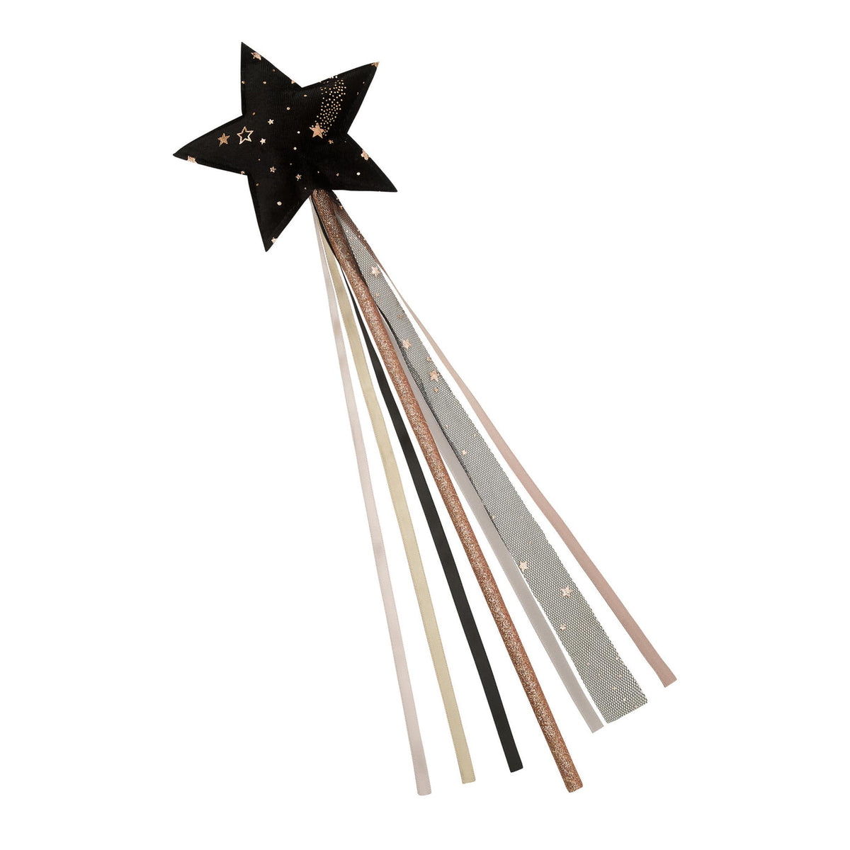 Mimi & Lula Ethel black velvet star wand for kids' dress-up