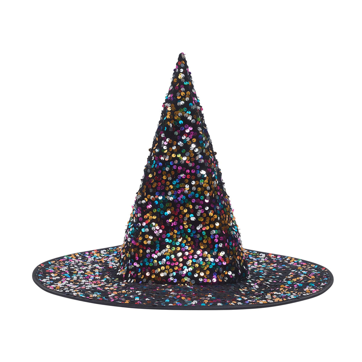 Mimi & Lula Dazzle multicoloured sequin witch hat for kids
