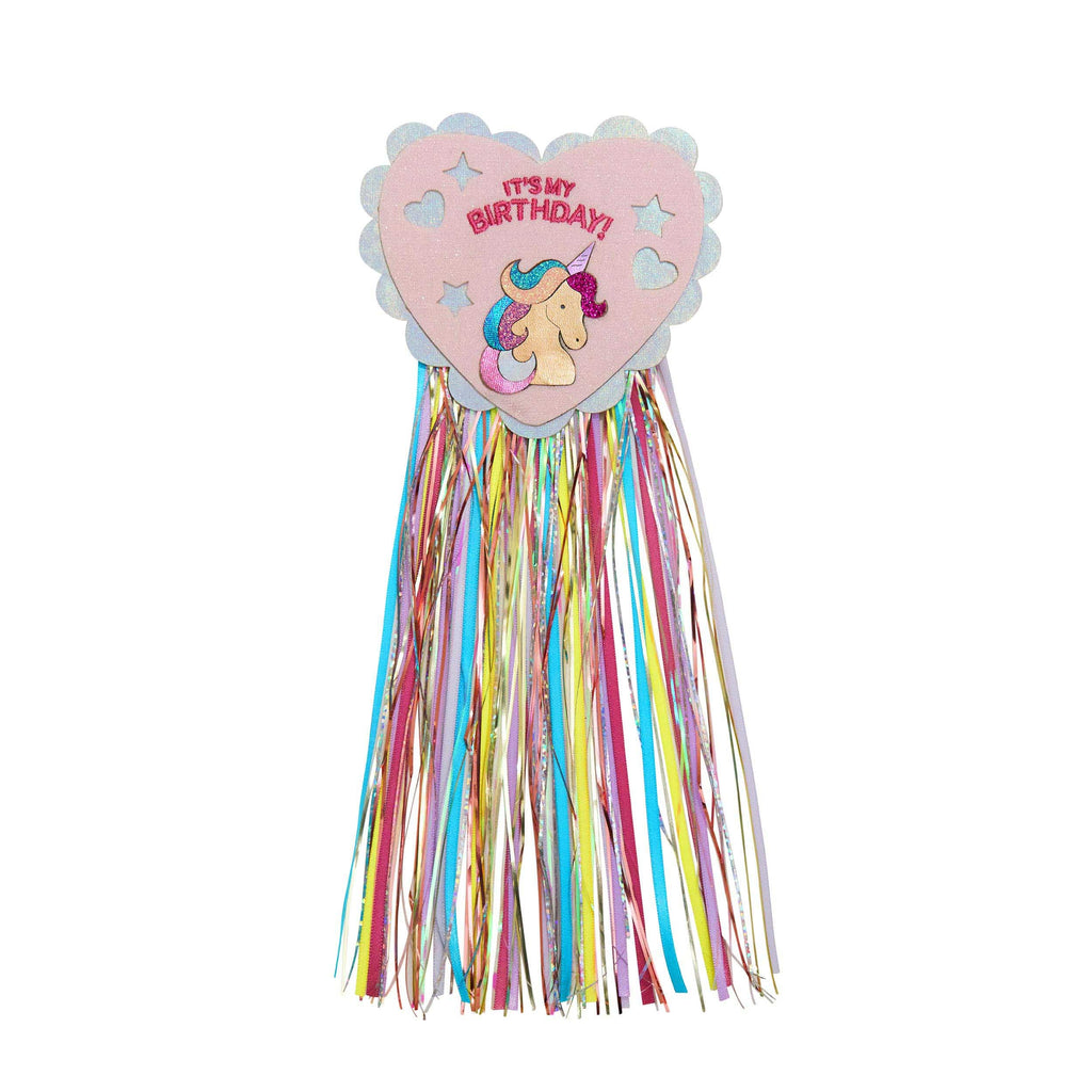 Mimi & Lula magical unicorn birthday badge