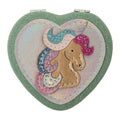 Mimi & Lula heart-shaped magical unicorn glitter mirror for kids