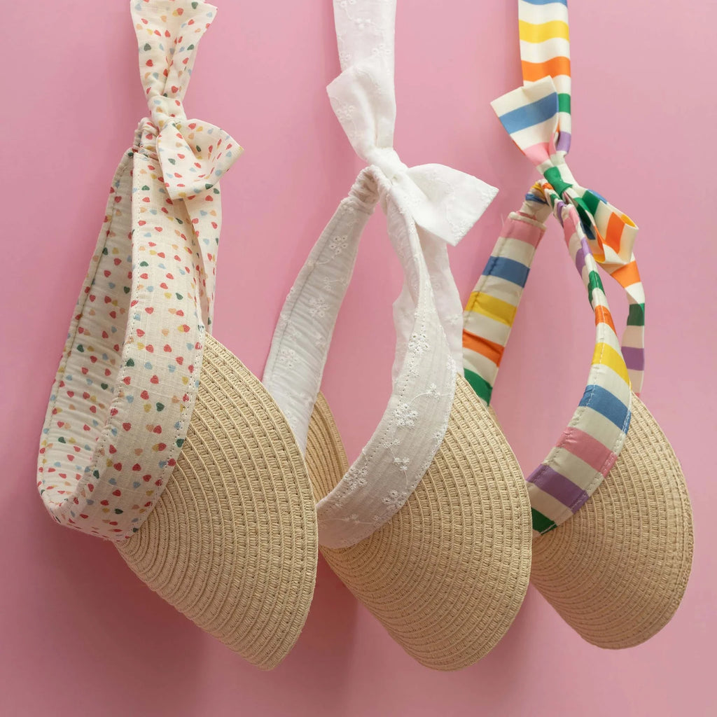 Mimi and Lula Heart print visor