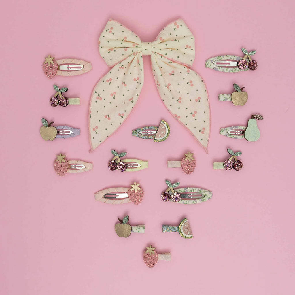 Mimi and Lula Cherry print bow