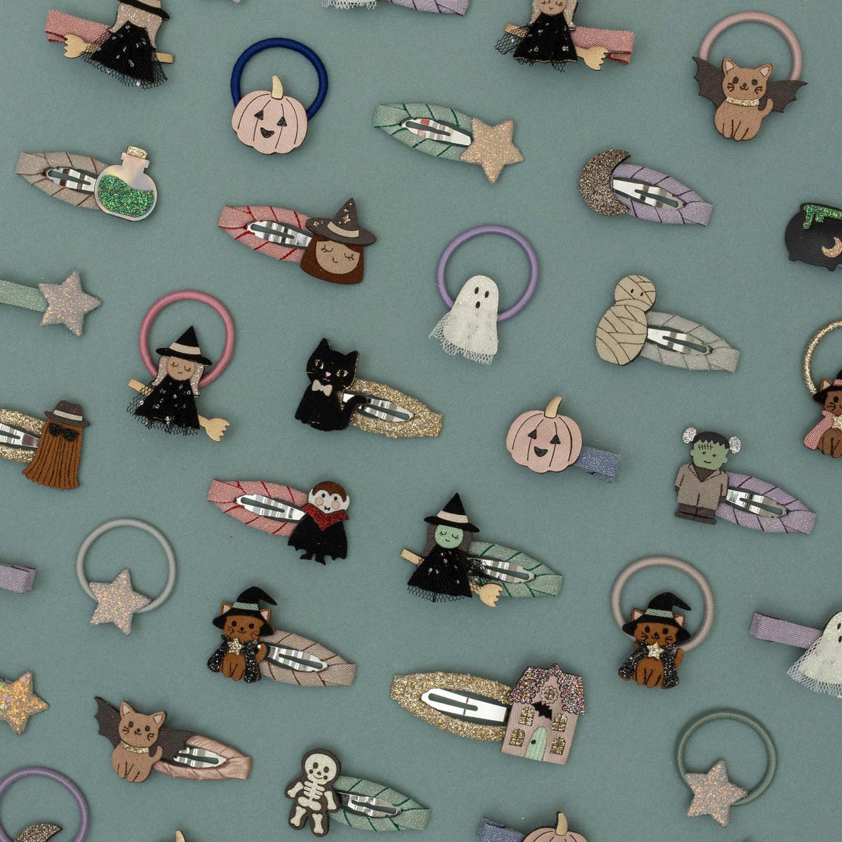 Mimi & Lula Halloween salon hair clips for kids, pack of 8 – image 3
