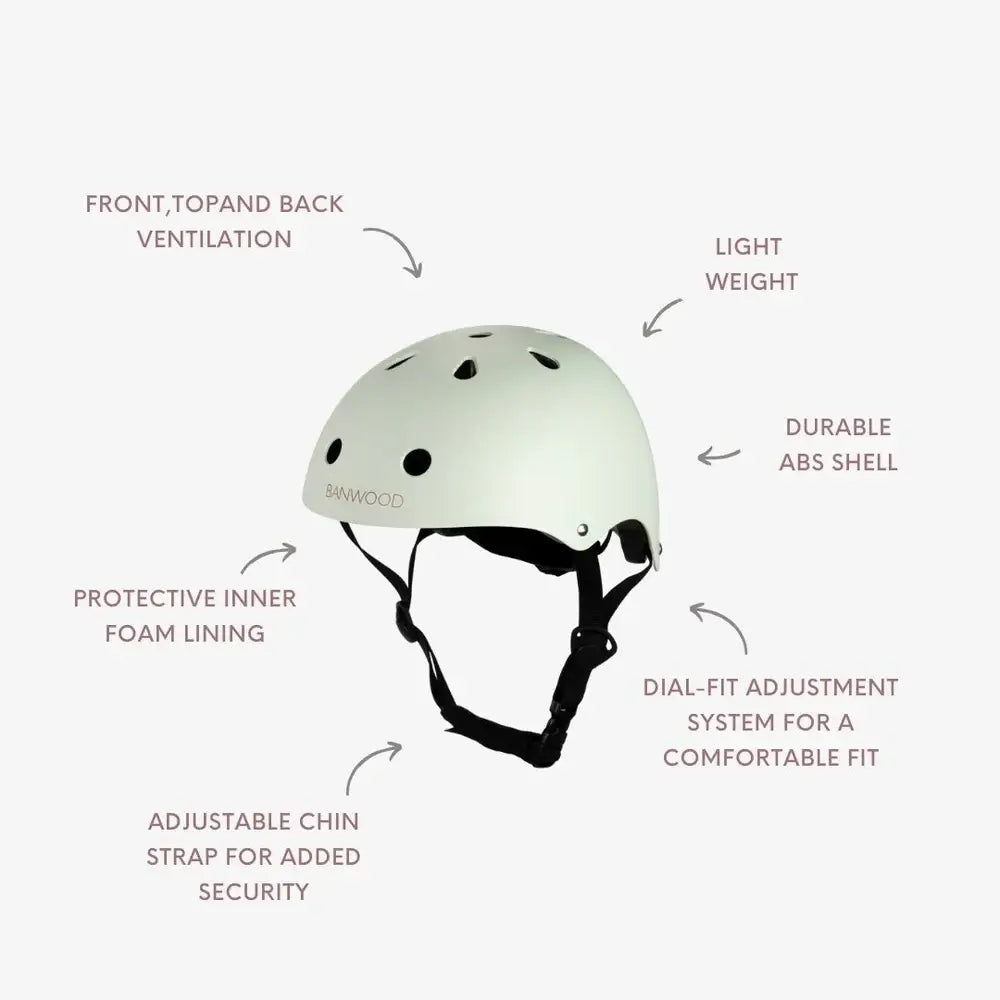 Banwood Helmet Pale Mint (50-54 cm) | Banwood
