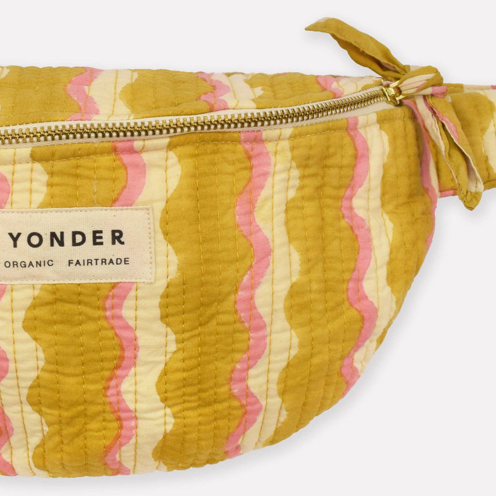 Wiggle honey quilted cotton bumbag for kids, children's bum bag, YONDER
