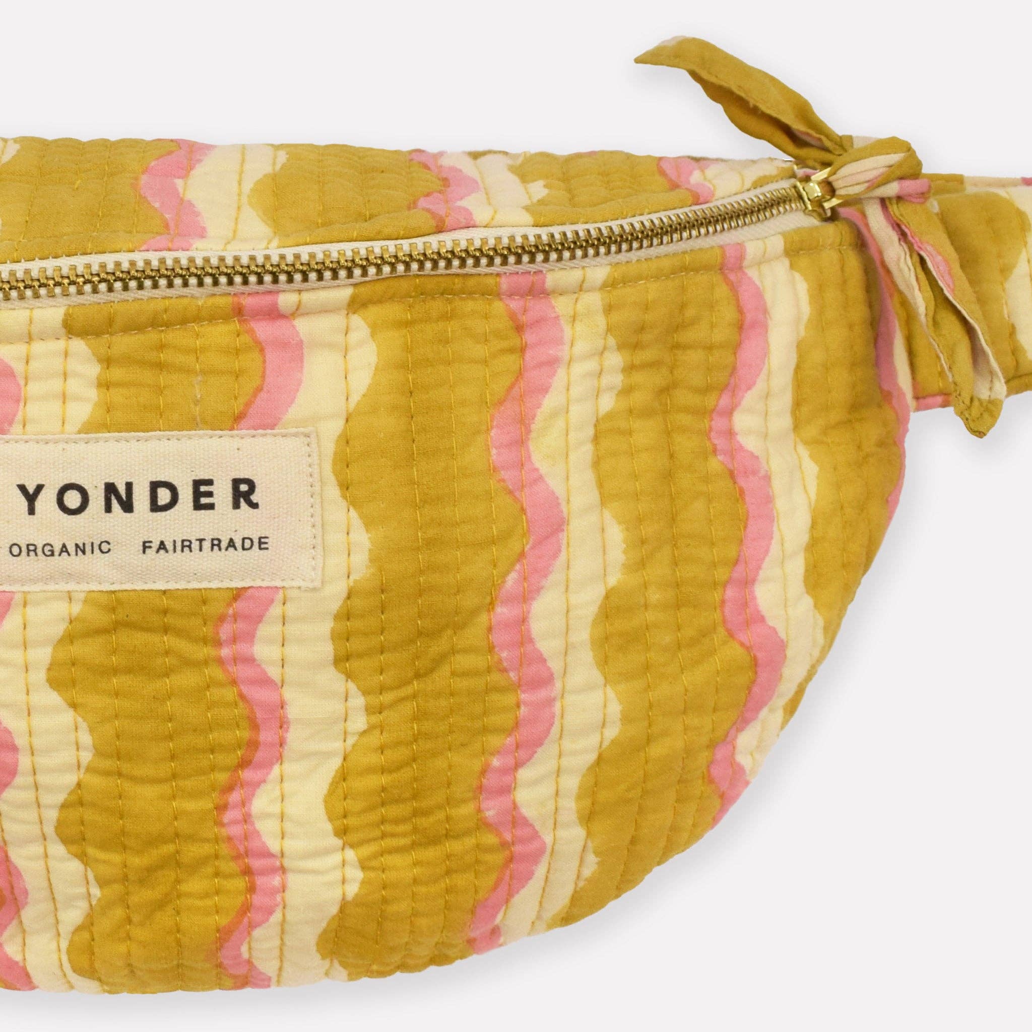 Wiggle honey quilted cotton bumbag for kids, children's bum bag, YONDER