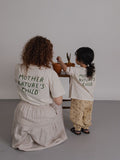 Mother Nature's Child boxy t-shirt, organic cotton tee, Organic Zoo