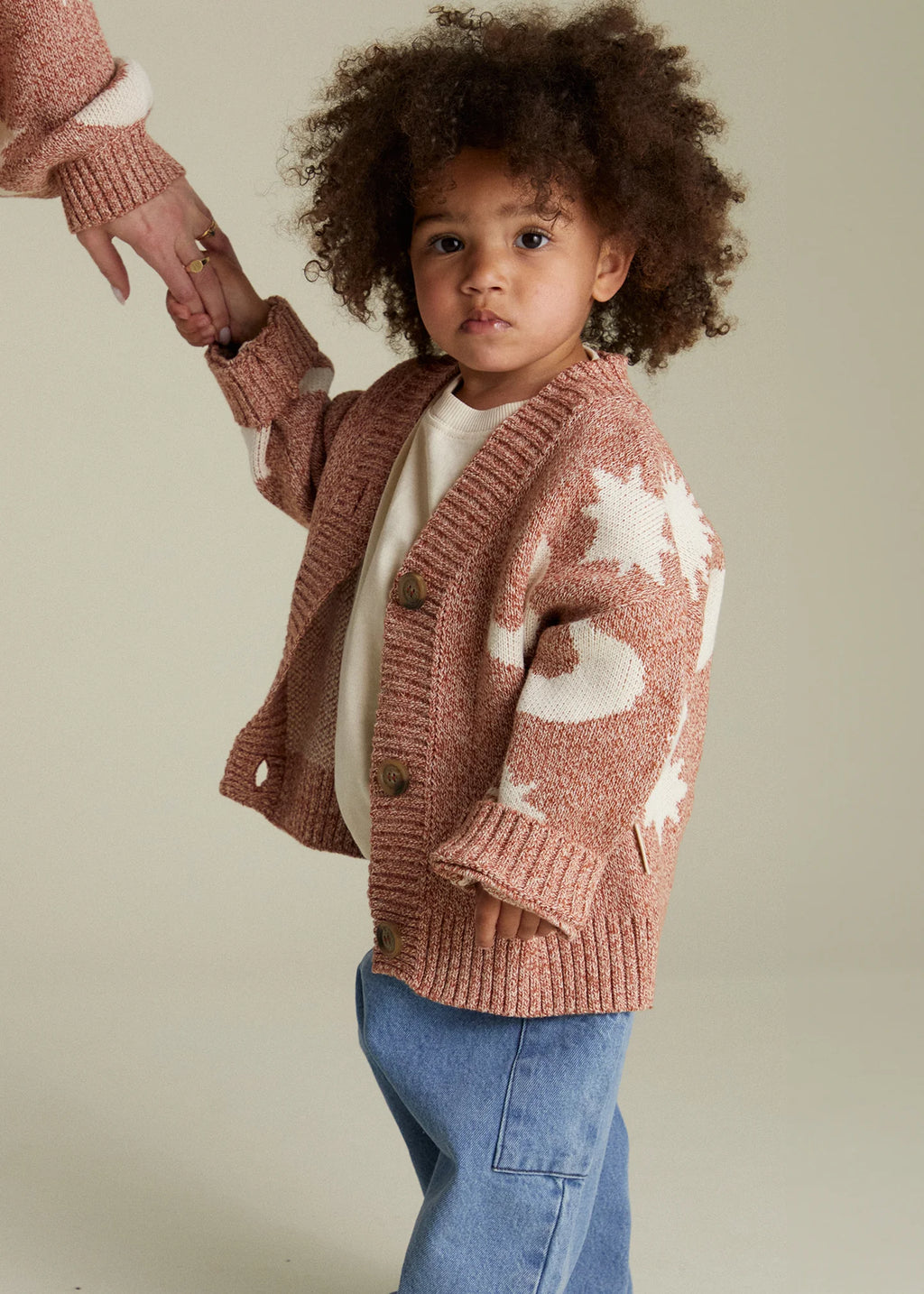 Claude & Co Cozmo Russet Moon Star Cardigan