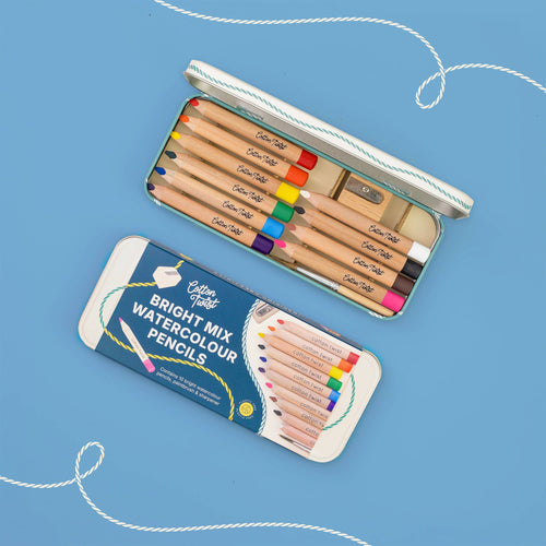 Bright mix watercolour pencils set for children, Cotton Twist