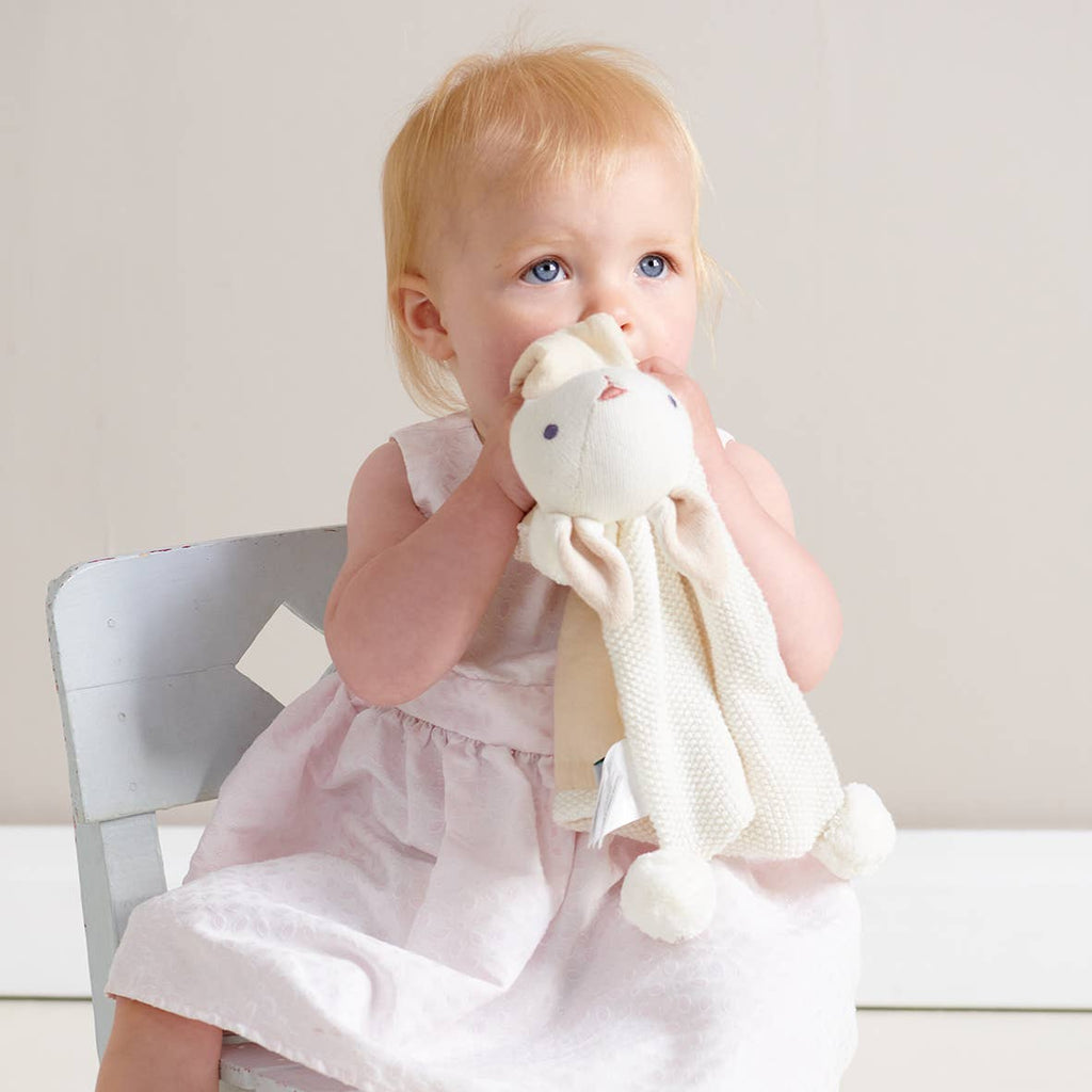 Baby Threads Cream Bunny - Organic Comforter 25cm