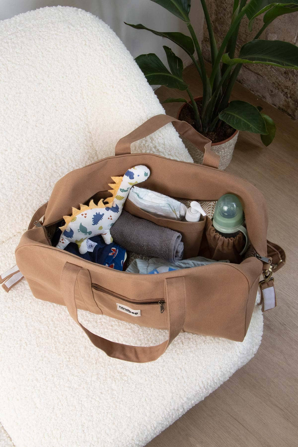 Basile cinnamon changing bag, baby nappy bag, Hindbag