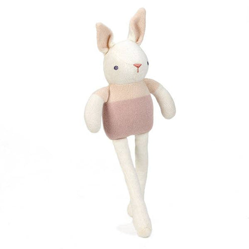 ThreadBear Baby Threads cream bunny organic doll, 35cm soft doll for children
