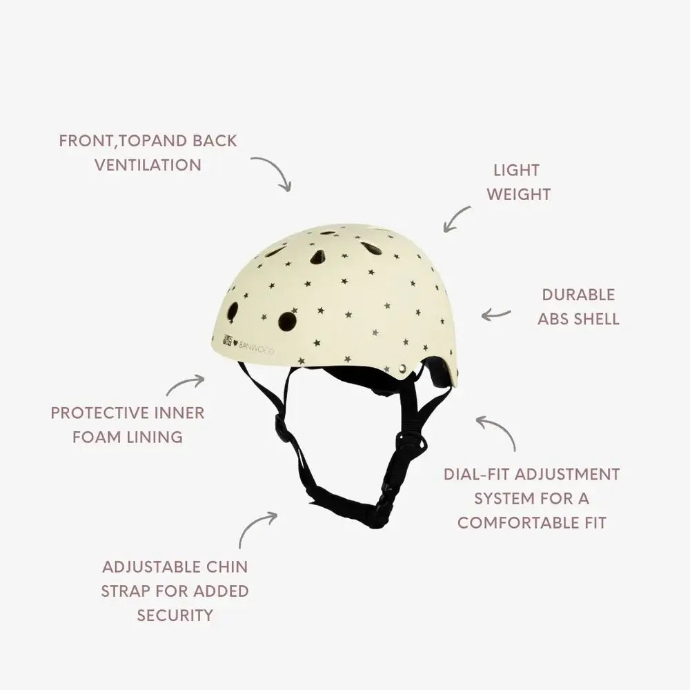 Banwood Helmet Matte Bonton R Cream