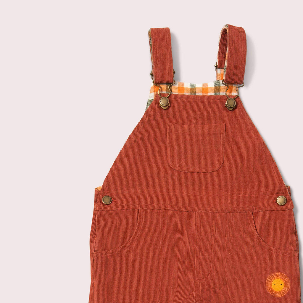 Ginger Lined Corduroy Dungarees