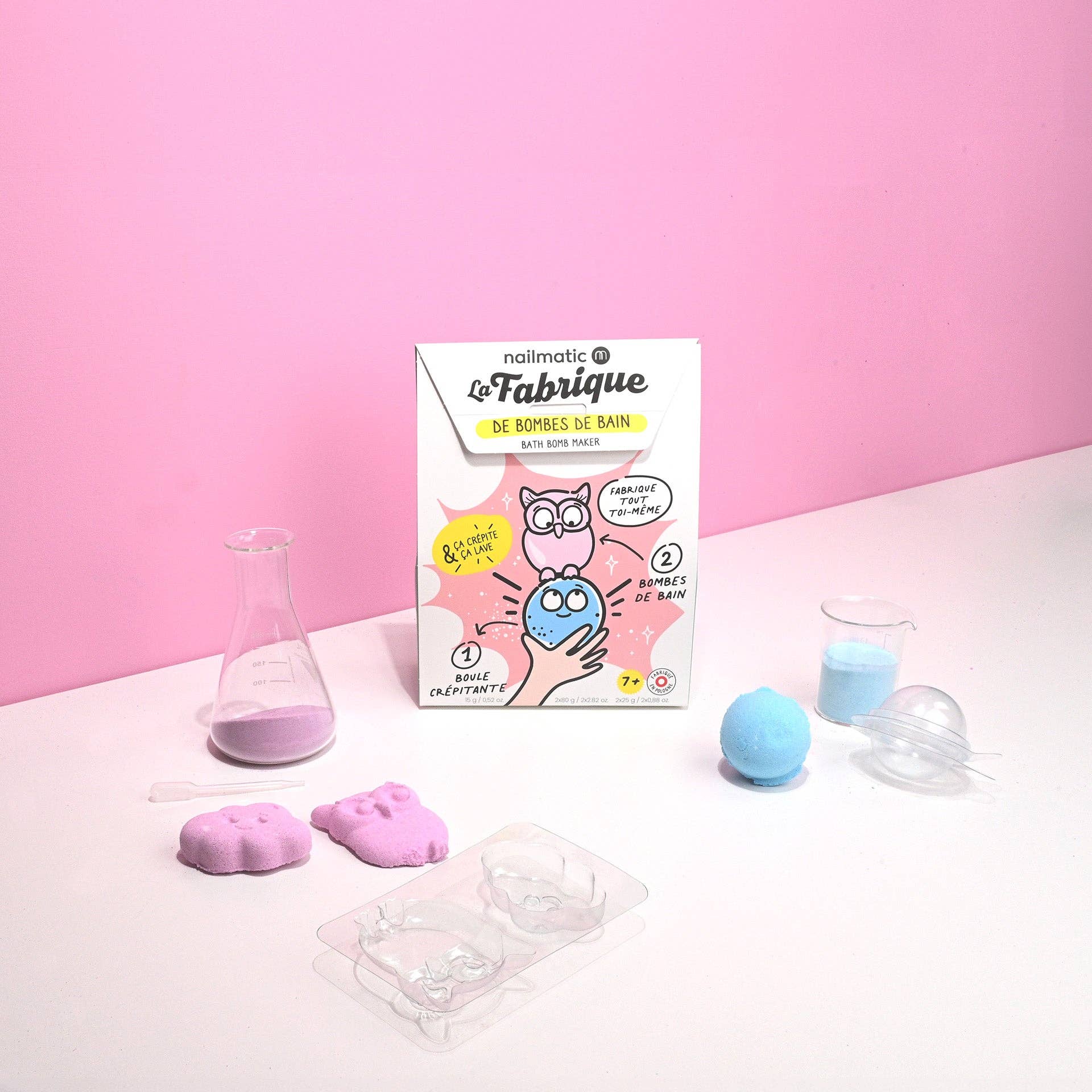 Nailmatic Set DIY: Crackling Bath Bomb & Bath Bomb